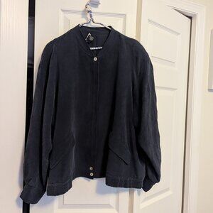 Vintage Silk bomber jacket